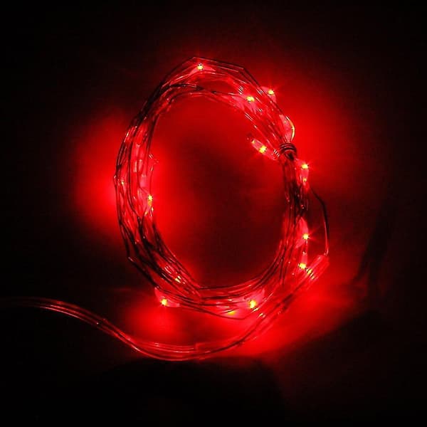 2m 20 LED-knappbatteridrevne LED-kobbertråd-lyslenker til fest