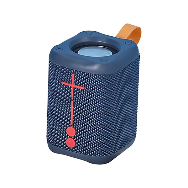 Lille julegaveidéer Ny Bluetooth-højttaler, bærbar baskort, USB-flashdrev, lille stereo (blå)