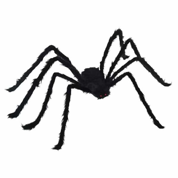 Halloween Edderkoppekoration - vidaXL - 4 stk. - Sort og hvid - Polyester - 150 cm - 480x460 cm