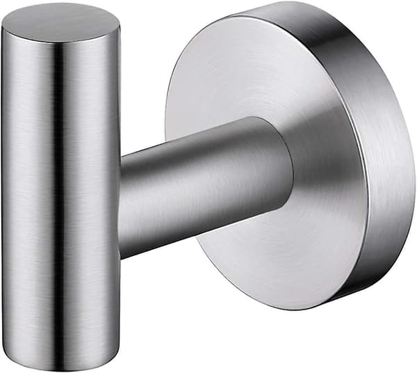 2 stk håndklekroker Veggkrok rustfritt stål 5,2 cm
