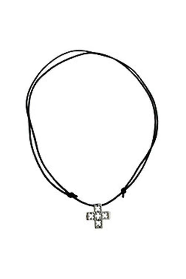 Halsband Kors Rostfritt Stål 100cm - Gl01593