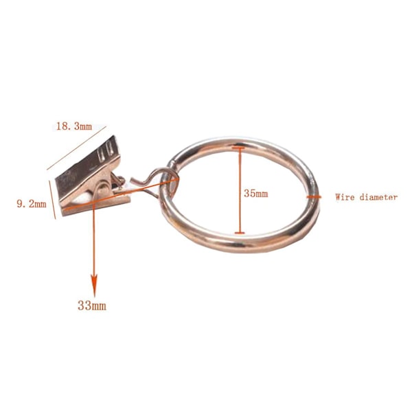 20 kpl metalliset verhorengasverhokiinnikkeet monikäyttöiset verhoklipsit verhoille ja verhoille