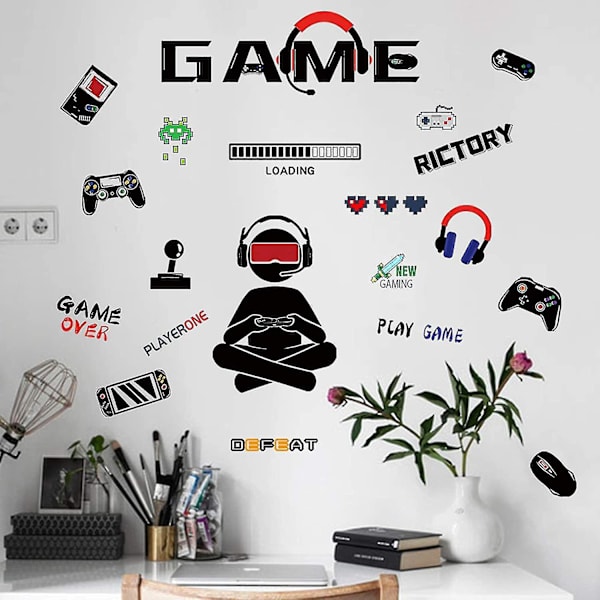 Numb Game Player Klistremerker Videospillere Med Klistremerker