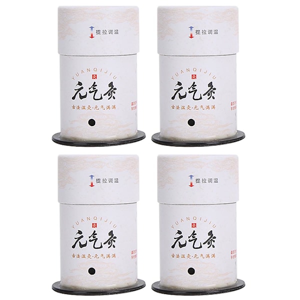 Akupunktur Massage Moxibustion Rulleboks Værktøj - 4stk Røgfrie Moxa Rør