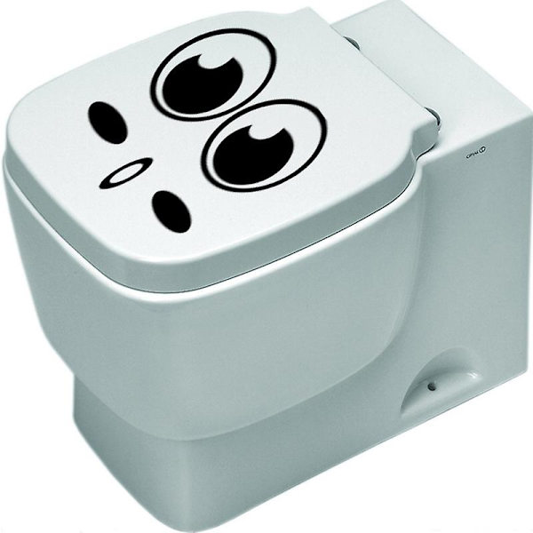 Dww-hymiötarra, hauska seinätarra WC:hen, kylpyhuoneeseen, keittiöön, PVC, 1 väri, yksi koko