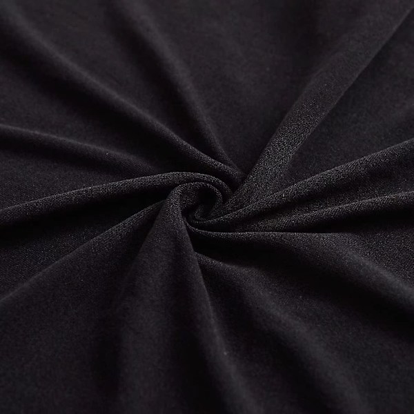 Elastisk Sofaovertrekk, Komfortabelt Stretchstoff (Svart, 180-230cm)