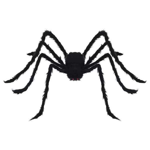 Halloween Edderkoppekoration - vidaXL - 4 stk. - Sort og hvid - Polyester - 150 cm - 480x460 cm