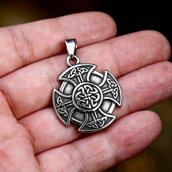 Ny Fashion Norse Viking Valknut Keltisk Kors Halskæde Kæde Smykker