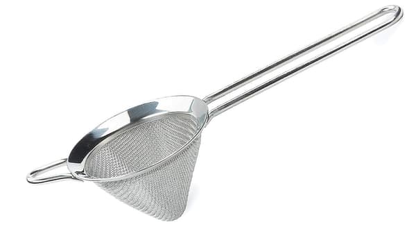 Fintmasket konisk si, rustfrit stål, 3 tommer konisk si