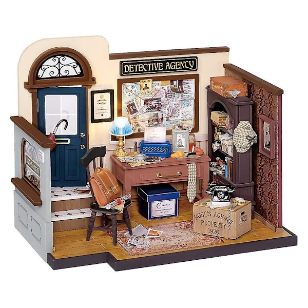 Robotime Rolife Trädockhus DIY Mystic Archives Serie STEM Leksak Miniatyrdockhus för Flickor för Presenter för Dropshipping（Dg157）