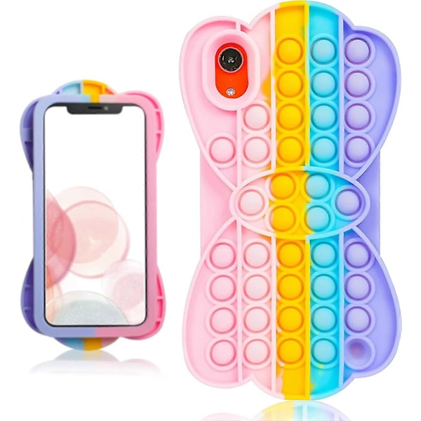 iPhone XR Skal Cartoon 3D Rolig Söt Kul Silikon Design Cover för Flickor Barn Pojkar Tonåringar Ungdomar, Mode Cool Unik Fidget Estetisk Snygg