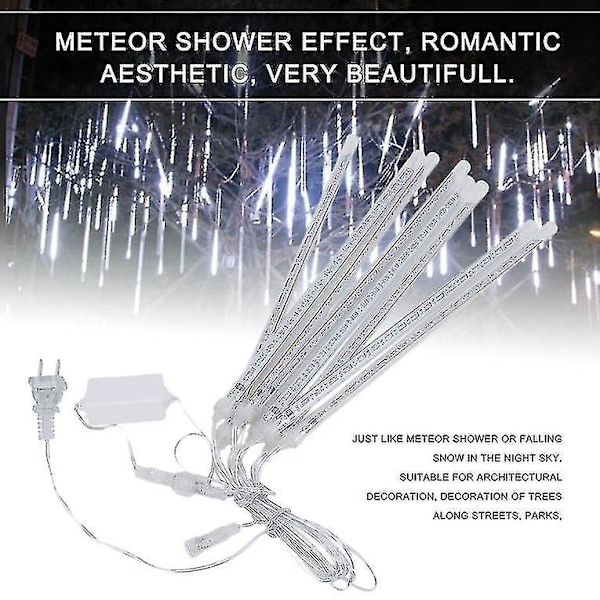 30cm Meteor Tube Led Meteor Shower Rain Tubes Juledekorative Lys