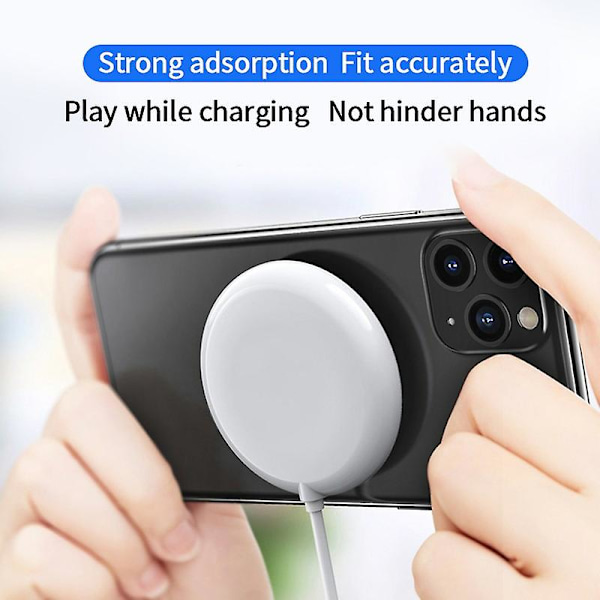 Wireless Charger Wireless Charging Quick Charge Magnetic Attraction Non-slip Silicone Chargeriphone Security Protection Phone Charger 15w Fast Charge
