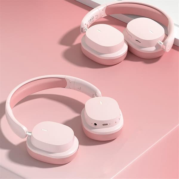 Headset Bluetooth Headset Brusreducering Trådlöst Spelheadset Lång Batteritid Mobiltelefon Multifunktionsheadset, B（Elegant Svart）