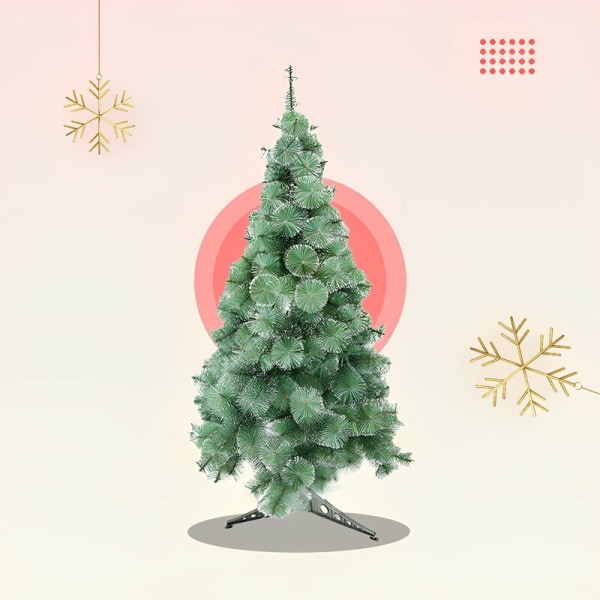 Kunstigt træ, kunstigt juletræ 150 cm - Grønne fyrrenåle med sneeffekt - Fyrrenål - Julepynt,
