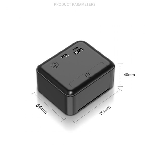 10000mAh Trådlösa Bluetooth-hörlurar med Powerbank och laddningsbox - Hörlurar för mobiltelefoner