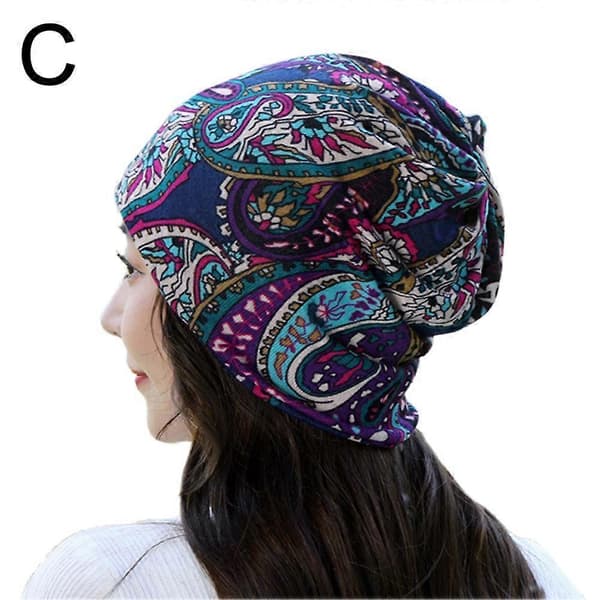 Stor version Baotou-mössa varm nackskyddande halsmössa stickad halsduk One size  12