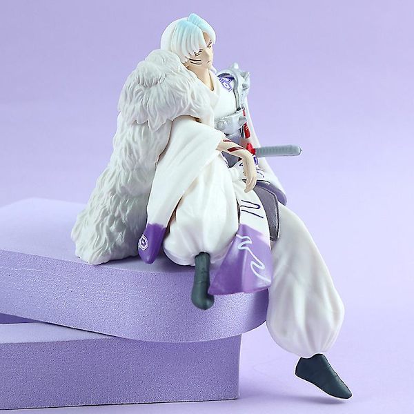 13cm Anime Inuyasha Figur Pvc Actionfigur Modell Leksaker Samlarobjekt Modell Present (En Storlek)