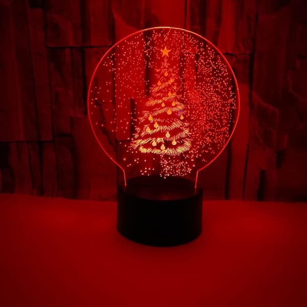 3D Halloween Skelet Kranie Natlampe til Børn