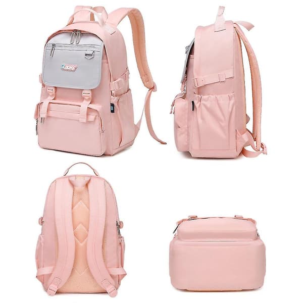 Spider-man High-capacity Junior High School Student Backpack Ins Student Female Schoolbag Backpack S（gul）