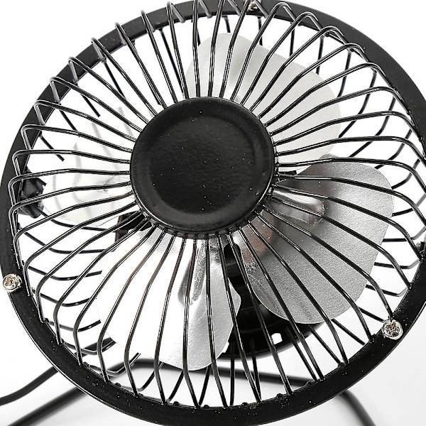 Stark vind USB tyst fläkt skrivbordskylare för bärbar dator stationär dator PC Ofiice sommar kylfläktar 4 blad roterbar USB mini fläkt