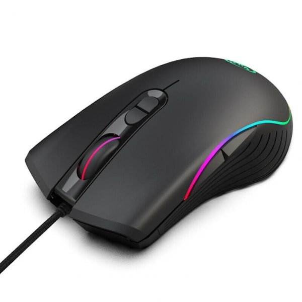 Paris Mouse 6400 Dpi Ergonomisk Håndholdt Rgb Optisk Baggrundsbelyst Kablet Gaming Mus