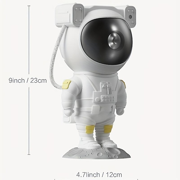 Astronaut Bluetooth Stjernehimmel Projektorlampe Usb Fyldig Farge Stjerne Og Måne Astronaut Laser Atmosfære Nattlys