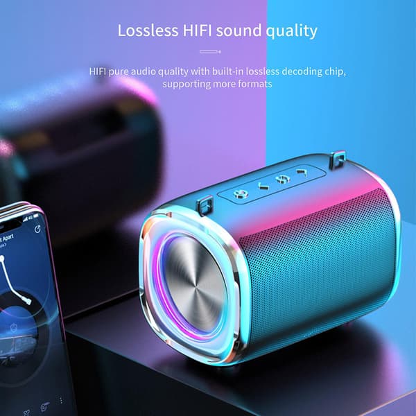 Bærbare Bluetooth-højttalere Bluetooth-højttaler Udendørs Bærbar Dobbelt Membran Multi-Mode Afspilning
