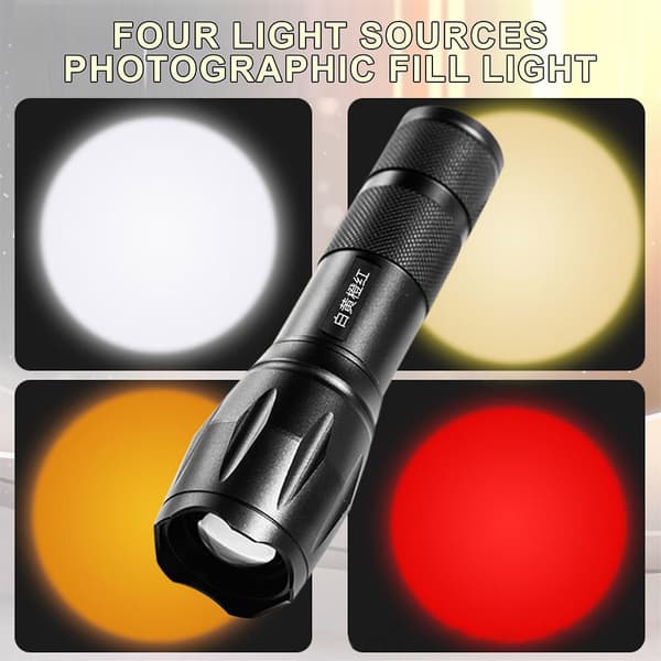 Ladattava LED-taskulamppu, 250 000 lumenia