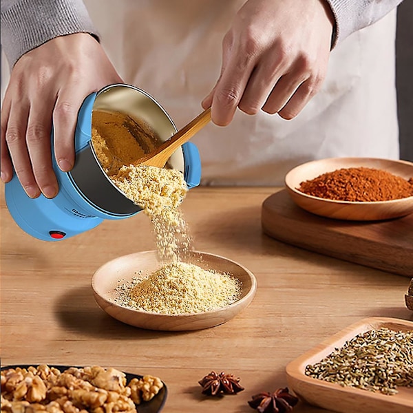 Elektrisk kaffekvarn Kaffekvarn Köksflingor Nötter Bönor Kryddkvarn Mixer Automatisk kvarn