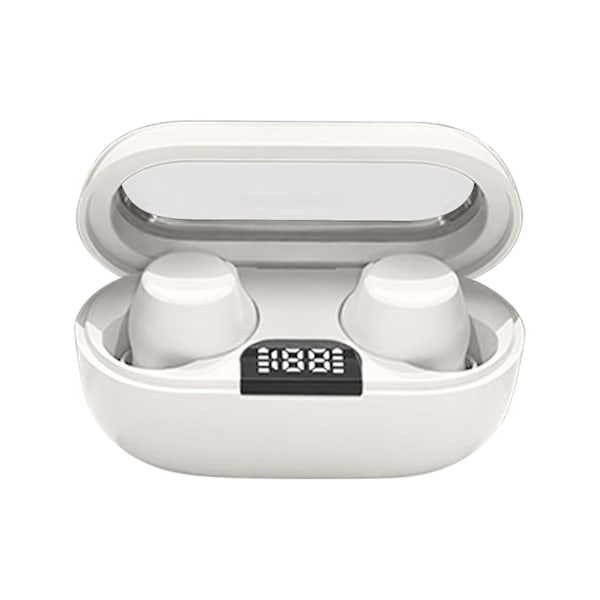 Trådlösa Bluetooth-hörlurar, intelligent digital display, minilätta hörlurar