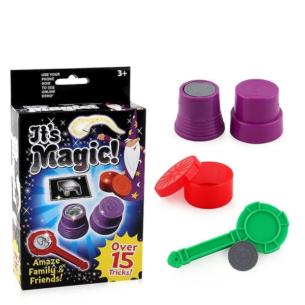 Set Magic rekvisita Magic närbild Scen Lämplig för 5 6 7 8 år gamla barn Magic leksaker Nyårspresent Set i flera storlekar