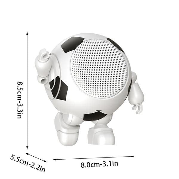 Bærbare Bluetooth-høyttalere Bluetooth Robot Høyttaler Søt Bærbar Liten Stål Bluetooth Lyd Trådløs
