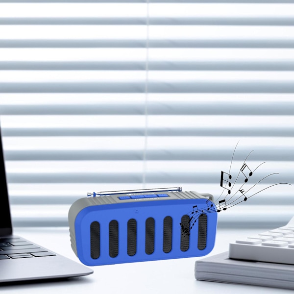 Langaton Bluetooth-kaiutin, radio, ulkoiluun, urheiluun, kannettava, stereot