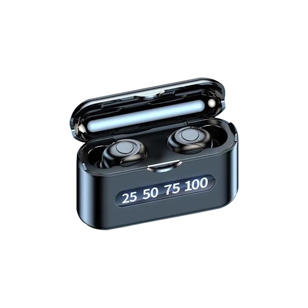 Trådlösa Bluetooth-hörlurar 5.2 In-ear Låg latens Binaural Stereo Digital Display Intelligent Brusreducering, Kan Användas Som Mobiltelefonhållare/po