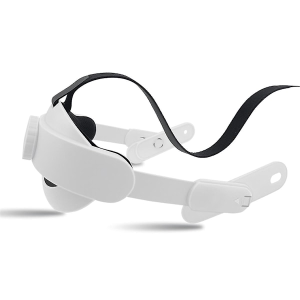 VR-headsetstropp for 3 justerbar hodebånd pustende hodeputeerstatning for 3（hvit）