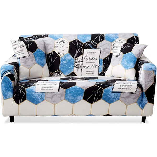 Sofaovertrekk 1-delt sofaovertrekk elastisk mykt stoff 3-seter