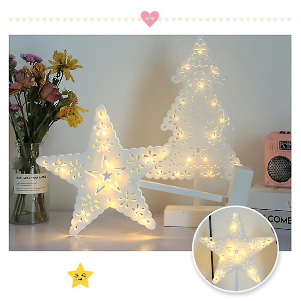 29 cm:n LED-tähtilamppu polttimolla