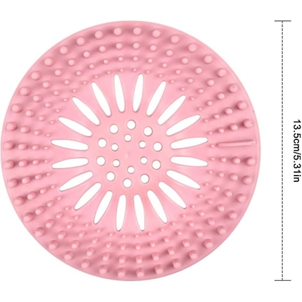 Macaron 4 kappaletta suodatin, suihkukaivon kannet, silikoninen viemärisuodatin hiustenkerääjä kylpyammeen suodatin, viemärisuodatin kansi imukupilla lavuaarille