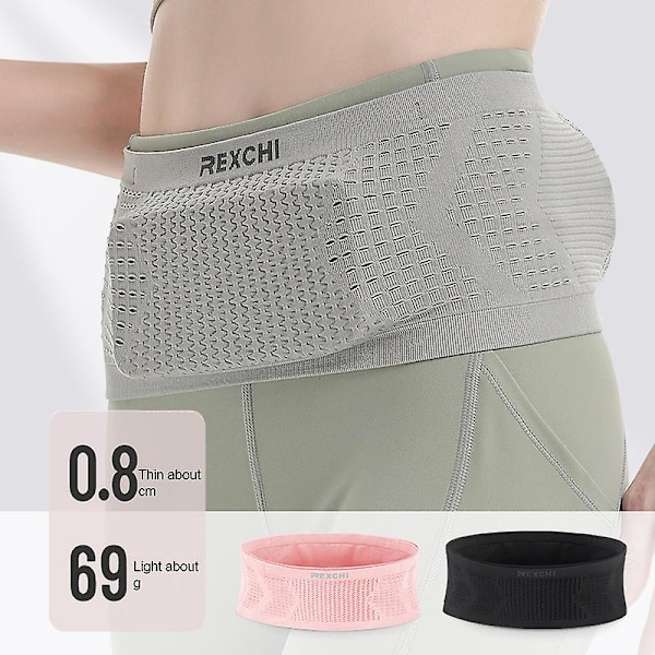 Saumaton näkymätön juoksuvyölaukku Unisex Urheilufannyt Pakkaus Matkapuhelinlaukku Kuntosali Juoksu Kuntoilu Lenkkeily Juoksu Pyöräilylaukku