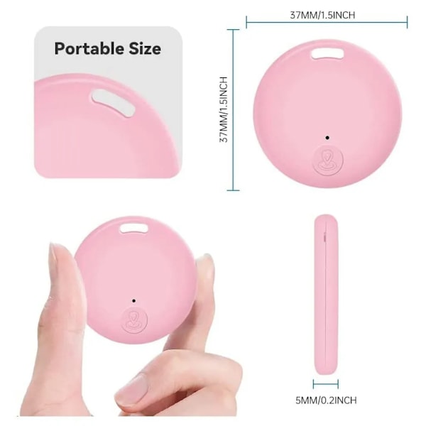 4PCS Bluetooth Smart Tracker, Key Finder Key Finder, GPS Tracker, Pet Tracker, Kompatibel med iOS / Android