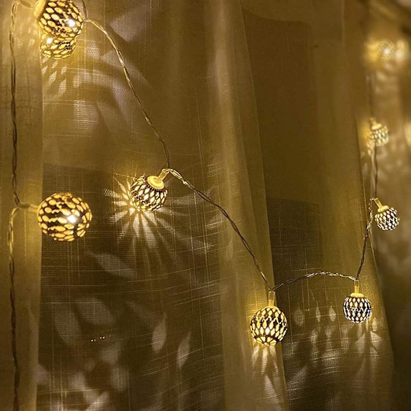 40 LED-gardinlampor Jul ljusslingor Jul gardinlampor Jul LED ljusslingor(B)