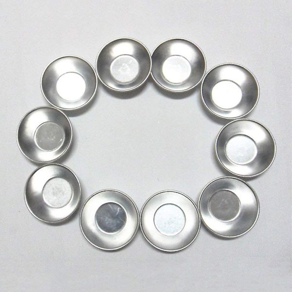 20 st aluminiumformar för äggtartletter, muffins, kakor och pudding