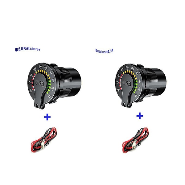 Billaddare Q3.0 Autoladdare Laddare Snabbladdare Laddare Snabbladdare Billaddare 4.8a Laddare Dubbel Usb Q3.0 Snabbladdare 4.8a Billaddare