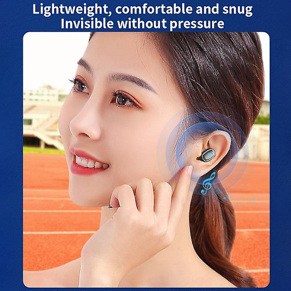 [bluetooth5.0 melunpoisto] Tws langattomat Bluetooth-kuulokkeet 9d Stereo Bluetooth-nappikuulokkeet vedenpitävät urheilukuulokkeet kosketusohjauskuulokkeet Le:llä
