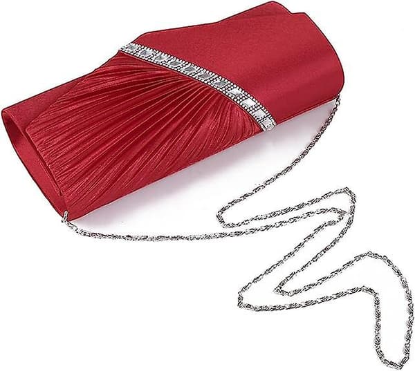 Dww-27cm5cm11cm-Hvid-Aftenpose Håndtaske til kvinder
