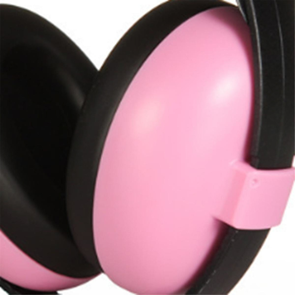 Baby høreværn og støjreducerende hovedtelefoner, baby lydisolerende øremuffer, børns støjsikre øremuffer(B)（Pink）