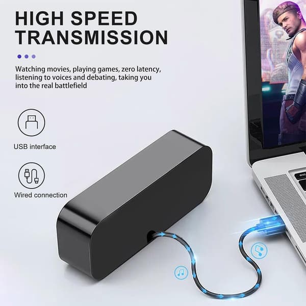 Datamaskiner høyttalere USB Mini（Svart）