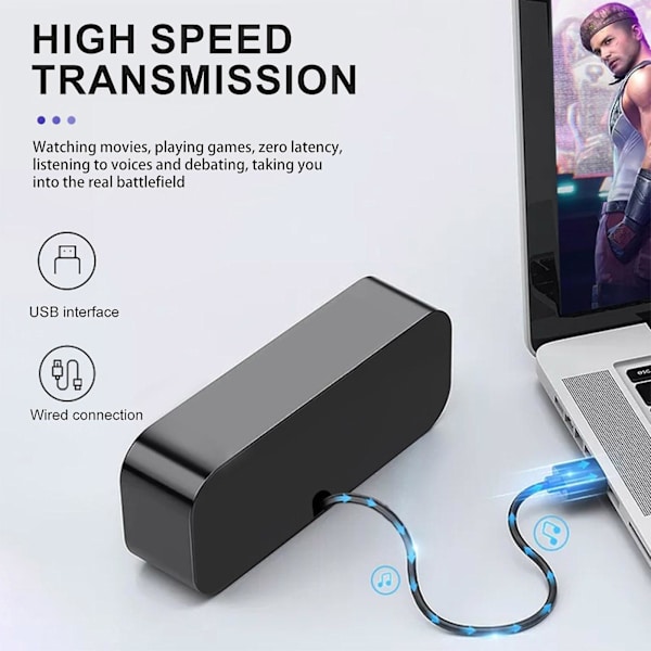 Tietokonekaiuttimet USB Mini（Musta）