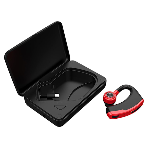 V 10 Bluetooth-kuulokkeet - Langattomat stereokuulokkeet - Vedenpitävät urheilukuulokkeet (punainen)